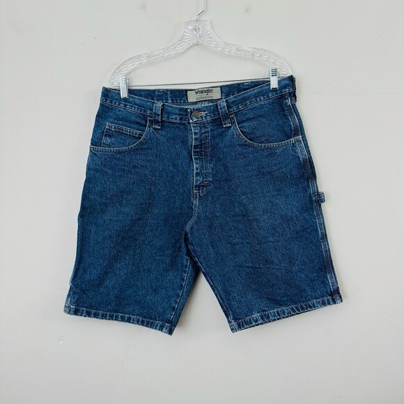 Wrangler Authentics Blue Denim Shorts Men’s Size 34 - Picture 1 of 8
